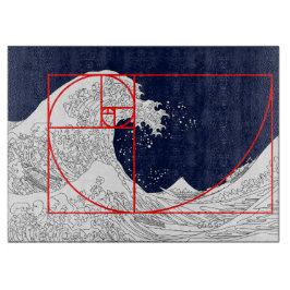 フィボナッチ配列と素晴らし波 カッティングボード
