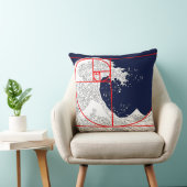 フィボナッチ配列と素晴らし波 クッション (椅子)