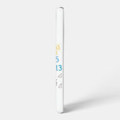 フィボナッチ配列スパイラルサムスンケース SAMSUNG GALAXYケース (左側面)