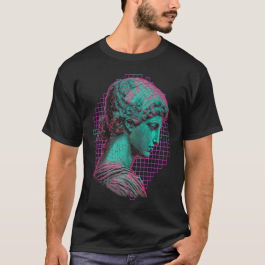 フィボナッチVAPORWAVE美学 Tシャツ (正面)