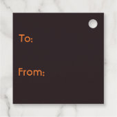 フィボナッ白熱［赤熱］光を放つチスタイルカボチャランタンアンドスターズ フェイバータグ (裏面)