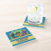 フィヨドルDostoyevsky, The Brothers Karamazov引用文 ガラスコースター (アングル)