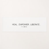 フィヨナホワイトクラシック ヨガマット (正面(横))