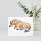 フィヨルドホースアットレストポストカード ポストカード (スタンド正面)