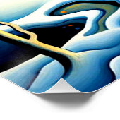 フィヨルド冬1 ポスター (コーナー)