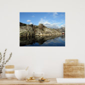 フィヨルド反射1 ポスター (キッチン)