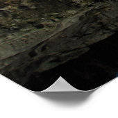 フィヨルド反射1 ポスター (角)