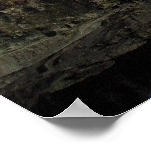 フィヨルド反射1 ポスター (角)