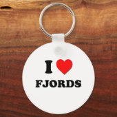 フィヨルド大好き キーホルダー (正面)