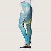 フィヨルド風光明媚なセレニティ レギンス (左)