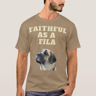 フィラとしてかわいいフィラBrasileiro犬の子犬  Tシャツ