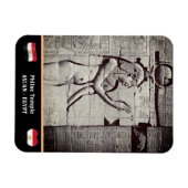 フィラエテンプル&ゴドス-イシス/古代エジプト マグネット (横)