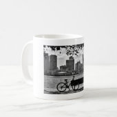 フィラデルヒィアのコーヒー・マグの眺め コーヒーマグカップ (正面左)