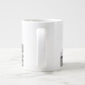 フィラデルヒィアのスカイラインのスケッチのジャンボマグ ジャンボコーヒーマグカップ (裏面)