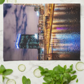 フィラデルヒィアのスカイライン キッチンタオル (折り畳み)