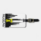 フィラデルヒィアのスカイライン ラゲッジタグ (正面横)