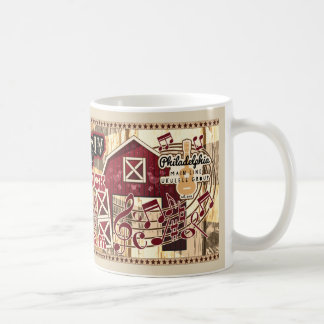 フィラデルヒィアのメインラインウクレレBarnfest IV コーヒーマグカップ