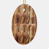 フィラデルヒィアの柔らかいプレッツェル セラミックオーナメント (左)