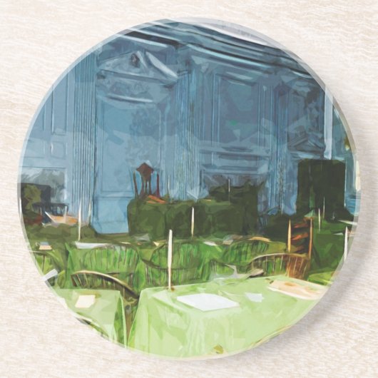 フィラデルヒィアの独立ホールの抽象芸術 コースター (正面)