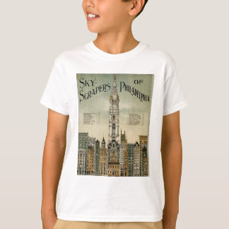 フィラデルヒィアの超高層ビル(1898年のヴィンテージポスター) Tシャツ
