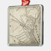 フィラデルヒィアの道路図 メタルオーナメント (左)