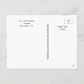 フィラデルヒィアの郵便はがき主要な通りのManayunk休日 シーズンポストカード (裏面)