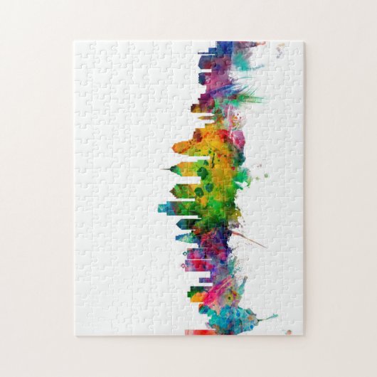 フィラデルヒィアペンシルバニアのスカイライン ジグソーパズル (縦)