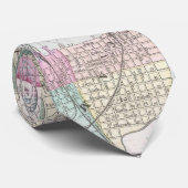 フィラデルヒィアペンシルバニア(1876年)のヴィンテージの地図 ネクタイ (ロール)