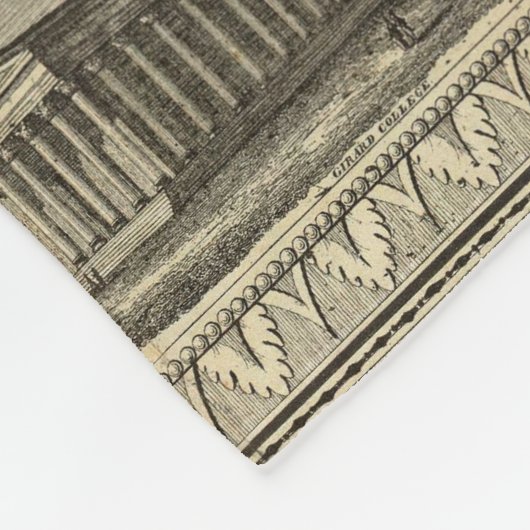 フィラデルヒィア市のまわりの地図 フリースブランケット (角)