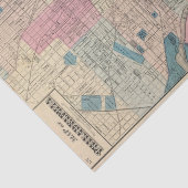 フィラデルヒィア、ペンシルバニアの地図 薄葉紙 (詳細)