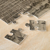 フィラデルヒィア(1872年)のヴィンテージの絵解き地図 ジグソーパズル (側面)