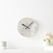 フィラデルヒィア(1885年)のヴィンテージの地図 ラウンド壁時計 (ホーム)