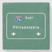 フィラデルヒィアpaの州間幹線道路の高速道路の道: ストーンコースター (正面)