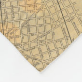 フィラデルヒィアPA (1895年)のヴィンテージの地図 フリースブランケット (角)