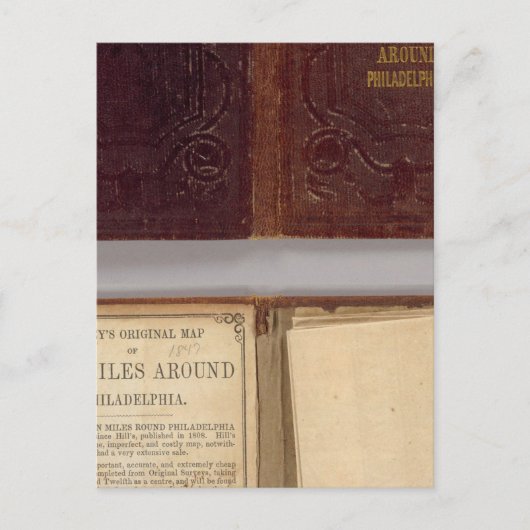 フィラデルフィのまわりにアの都市 ポストカード (正面)