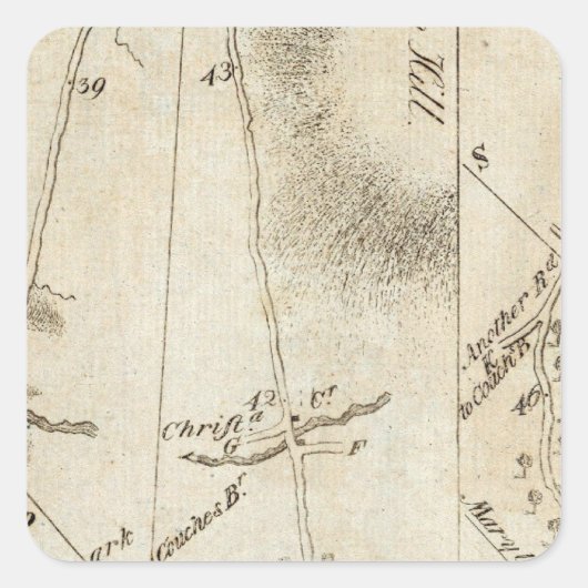 フィラデルフィアからアナポリスメリーランド54 スクエアシール (正面)