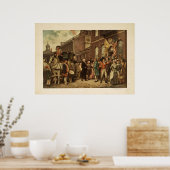 フィラデルフィアでのジョージ・ワシントンの就任式 ポスター (キッチン)