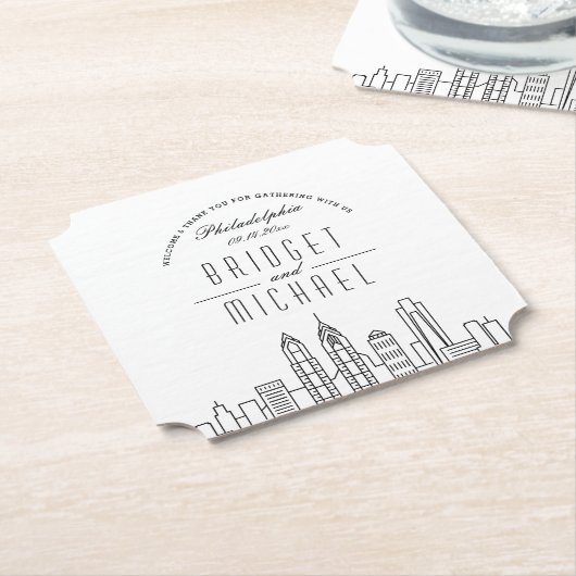 フィラデルフィアでの愛 |シティスカイラインへようこそ ペーパーコースター (アングル)