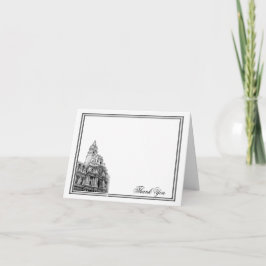 フィラデルフィアでの目的地ウェディング　ありがとう サンキューカード