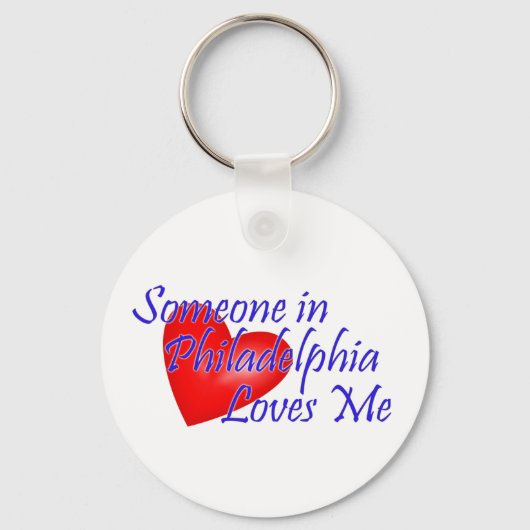 フィラデルフィアにいる誰かが私を愛している キーホルダー (正面)