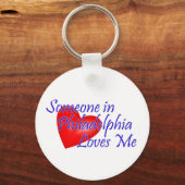 フィラデルフィアにいる誰かが私を愛している キーホルダー (正面)