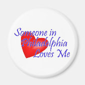 フィラデルフィアにいる誰かが私を愛している マグネット (正面)