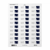 フィラデルフィアのクリスマス ラベル (フルシート)