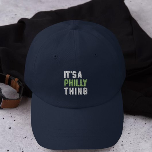 フィラデルフィアのサッカーはフィリーだ 刺繍入りキャップ