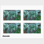 フィラデルフィアのシダ 長方形シール (シート)