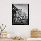 フィラデルフィアのシーンダゲレオタイプ1842 ポスター (キッチン)