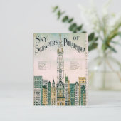 フィラデルフィアのスカイスクレーパー ポストカード (スタンド正面)