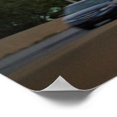 フィラデルフィアのスカイラインサンセット写真 ポスター (角)