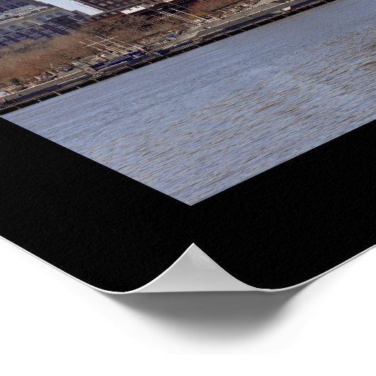 フィラデルフィアのスカイラインポスター ポスター (角)