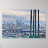 フィラデルフィアのスカイライン写真ポスター ポスター (正面)